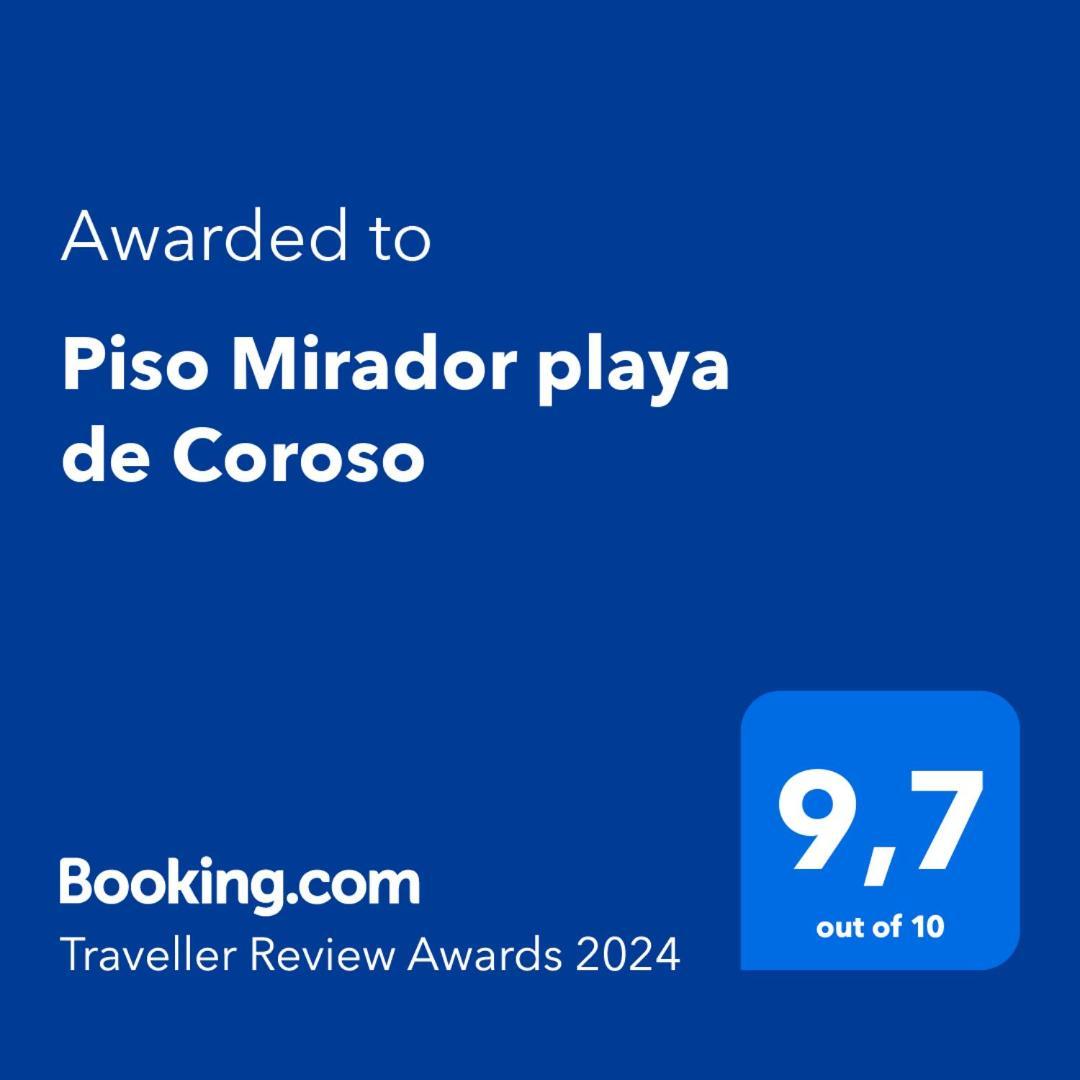 Piso Mirador Playa De Coroso Lejlighed Ribeira Eksteriør billede
